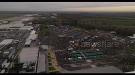 East Midlands Airport: New Car Park & Disabled Parking - Drone View