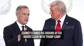 Carney Stands His Ground After Davos Clash With Trump Camp