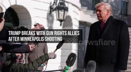 Trump Breaks With Gun Rights Allies After Minneapolis Shooting
