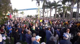 San Diego residents march through Barrio Logan neighborhood in response to ICE activity