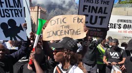 South African film & tv industry protests over loss of rebates