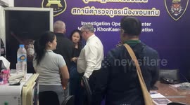 British husband 'who shot wife dead' leaves police station in van