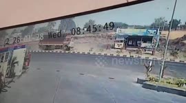 Fireball erupts from private jet crash killing politician and four others in India