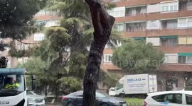 Spain: Storm Kristin Brings Snow to Madrid Causing Traffic Disruptions 4