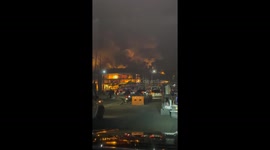 Massive fire erupts at Landers Fairview, reaching fifth alarm in Quezon City, Philippine