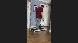 Guy Falls Off Walking Pad