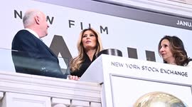 NY: 'First Lady Melania Trump Rings NYSE Opening Bell To Celebrate Upcoming Film 'Melania' 4