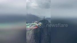 Brazil: Spanish Air Patrol Draws Flag Over Rio de Janeiro In Stunning Sky Tribute