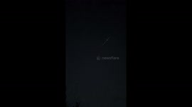 Telecommunications Satellites Spotted in the Night Sky
