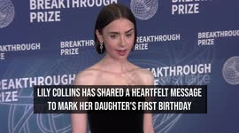 IN CASE YOU MISSED IT: Lily Collins celebrates adorable daughter's first birthday