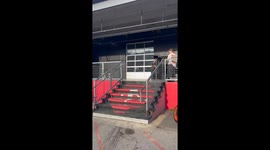 Kid Walks in Front of Guy Trying a Tre Flip