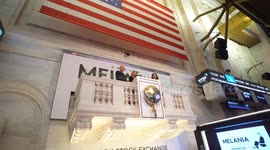 First Lady Melania Trump Rings NYSE Opening Bell To Celebrate Opening of Movie 'Melania' 4