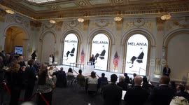 First Lady Melania Trump Rings NYSE Opening Bell To Celebrate Opening of Movie 'Melania'