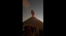 Volcan de Fuego Eruption