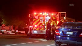 US, Los Angeles: Sherman Oaks Man And Dog Fatally Struck, Vehicle Flees Scene Graphic Content Part 1