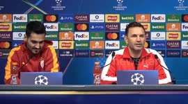 Galatasaray head coach Okan Buruk speaks ahead of clash with Manchester City.