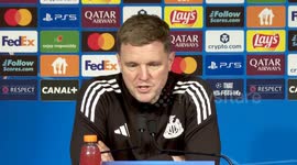 Newcastle United head coach Eddie Howe speaks ahead of clash with PSG
