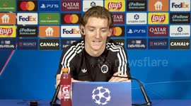 Newcastle footballer Anthony Gordon speaks ahead of clash with PSG