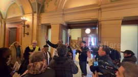 Anti-ICE protesters rally outside Minnesota governor’s office, call for accountability in federal agent shootings