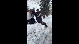 Skier attacked by snow leopard at resort rescued by men in China