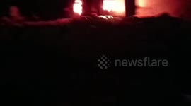 Settlers Torch Bedouin Homes In West Bank