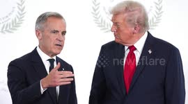 UNCAPTIONED: Carney Stands His Ground After Davos Clash With Trump Camp