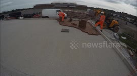 Block Paving Car Park Time Lapse
