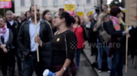 Save refugee children, march ,London UK 