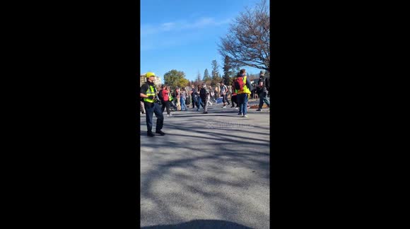 Anti-ICE protest outside Super Bowl at Levi’s Stadium in Santa Clara ...
