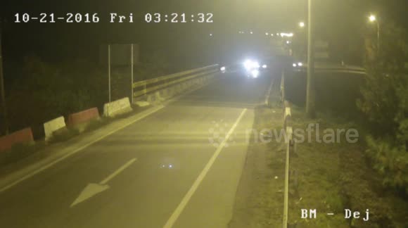 CCTV - Accident in Romania