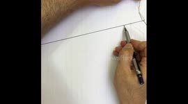 another trick to draw 2points perspective with rubbery string