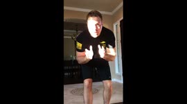 Dad pranks teenage daughter's boyfriend when he meets him for the first time