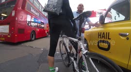 London Road Rage - Angry Cabbie vs Cyclist - LT64 EBM [EXPLICIT]