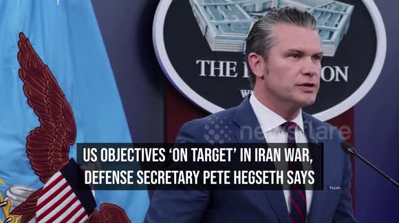 US Objectives 'On Target' in Iran War, Defense Secretary Pete Hegseth ...