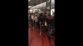 FR Primark crazy line for the opening in the commercial center euralille