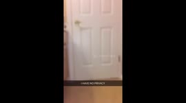 Hilarious Toddler Doesn't Understand the Meaning of Privacy