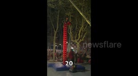 Beer crates challenge. The highest