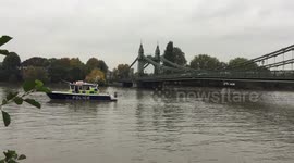2nd video - Man Hanging from Mammersmith Bridge