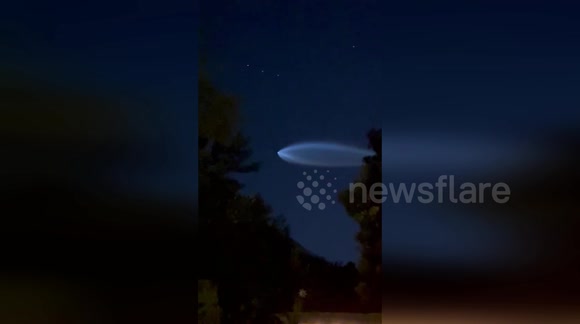 SpaceX Rocket Lights Up California Sky With Glowing Jellyfish Effect ...