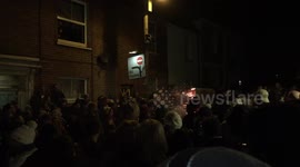 Great tar barrel close up