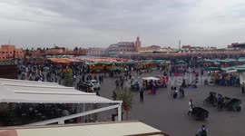Jemaa el fna in Marrakesh, Morrocco