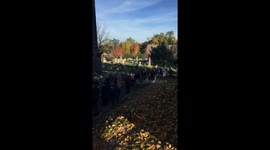 People honour women's suffragete Susan B. Anthony on Election Day