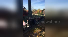 People honour women's suffragette Susan B. Anthony on Election Day