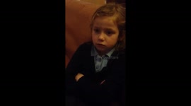 Articulate six-year-old British girl reacts to Donald Trump winning US election
