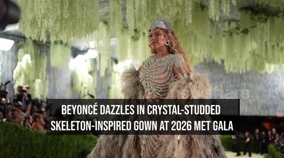 NEWS OF THE WEEK: Beyoncé dazzles in crystal-studded skeleton-inspired ...