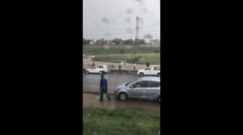 Highways flooded in Johannesburg 