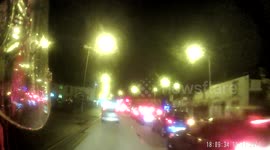 Motorcycle VERY NEAR MISS.