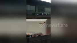 Ridiculous road rage incident in Toronto caught on camera