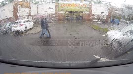 Near Miss on Car Park