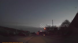 Czech HGV driver on wrong side of the road